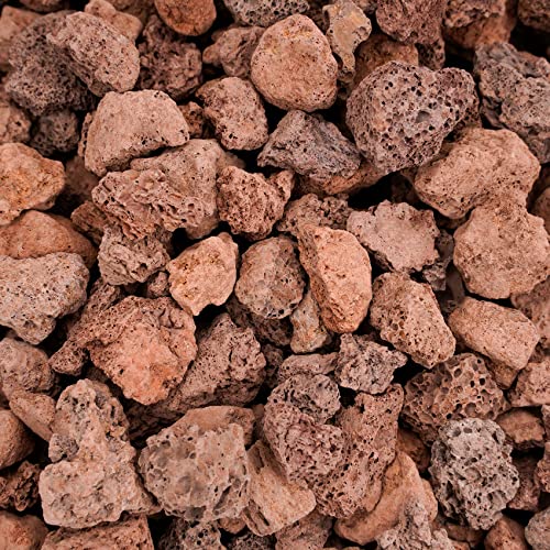 Image of Onlyfire 10Lbs Red Lava Rock for Fire Pit /Fireplace /Gas Grill /Landscaping