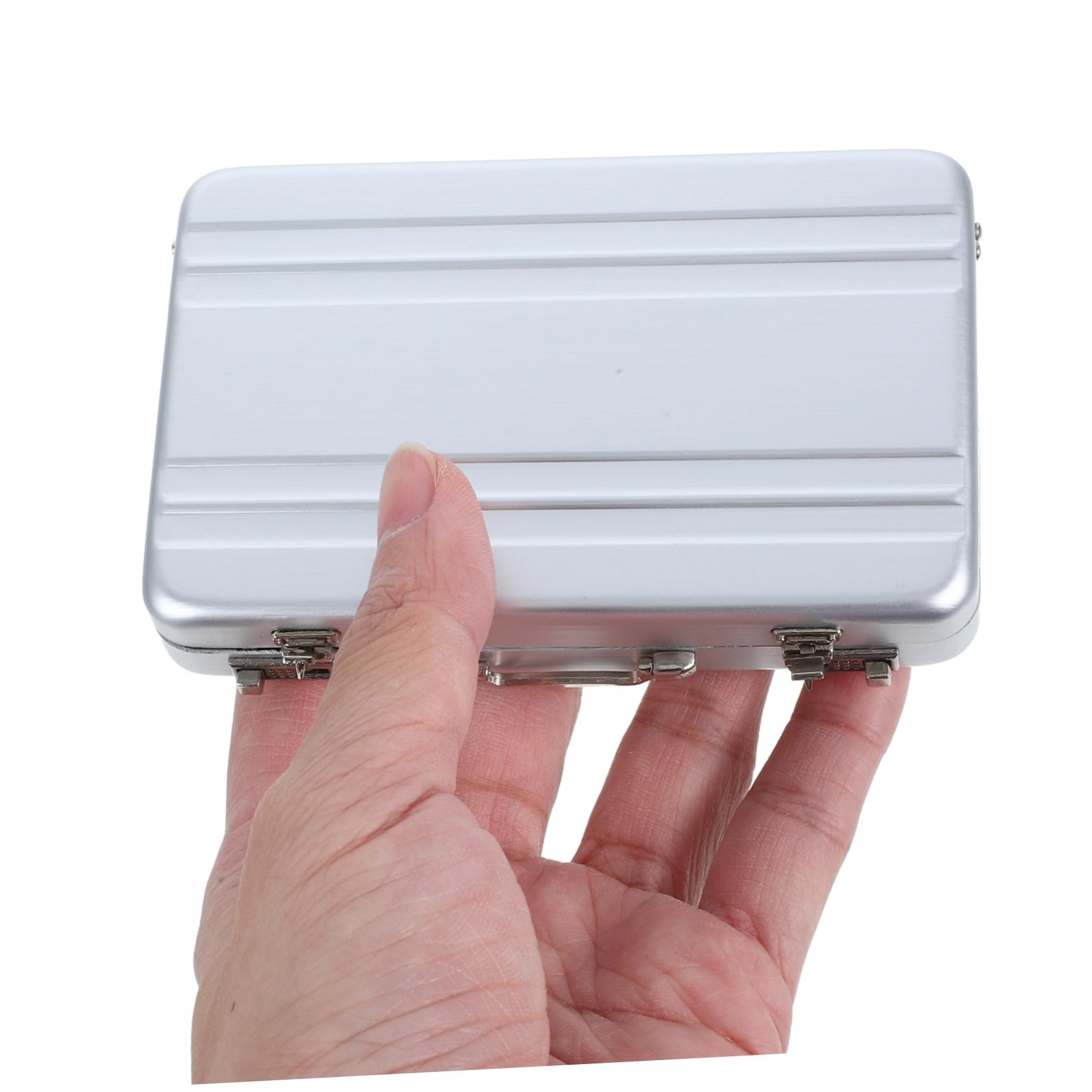 TEHAUX 4 Pezzi Scatola Porta Biglietti Da Visita Forniture Per Ufficio Organizzatore Per Schede Flash Forniture Per Ufficio Tavolo Porta Immagini Organizzatore Per Carte Di Credito