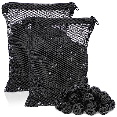 Segarty Aquarium Bio Balls 1 inch, 100 pcs with Mesh Bag