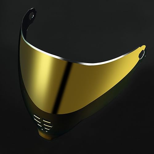 ICON Airflite Casco de motocicleta con protección UV, lente de visor para motocicleta, protector solar, accesorios para cascos (Airflite Bronce Oro)