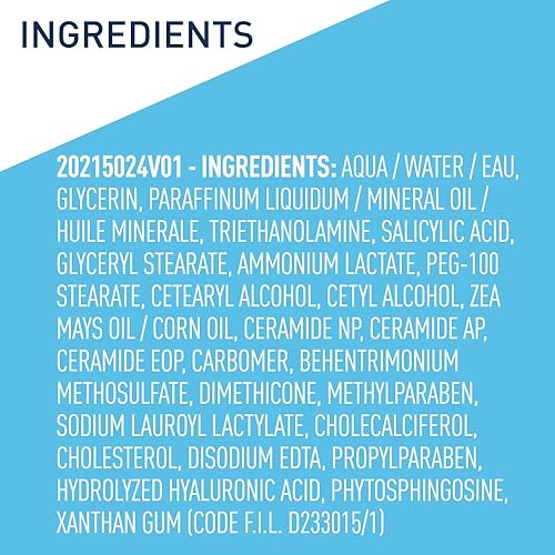 Miniatura 6 de CeraVe SA Loción para pieles ásperas y con baches, vitamina D, ácido hialurónico, ácido láctico, niacinamida y ácido salicílico, loción exfoliante