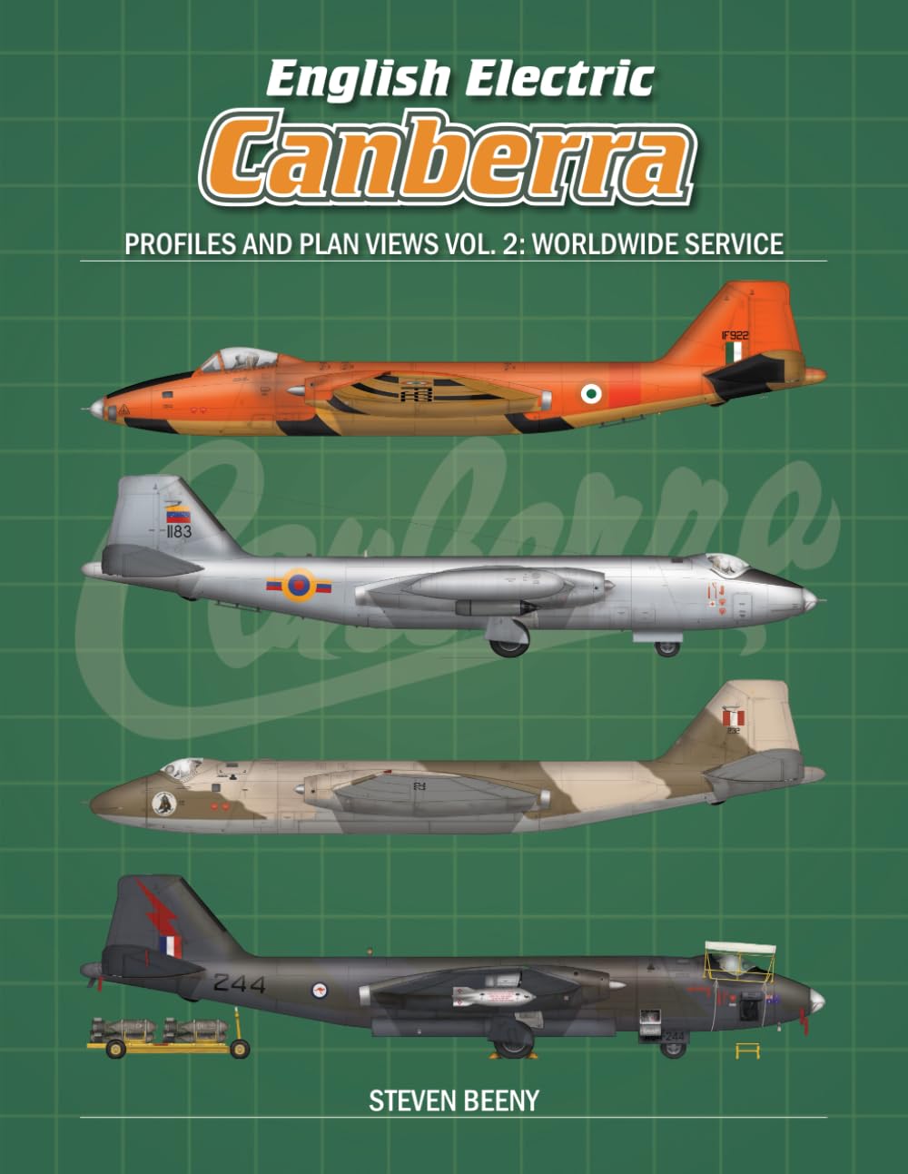 English Electric Canberra Profiles and Plan Views Vol. 2: Worldwide Service (Canberra Profiles Series)