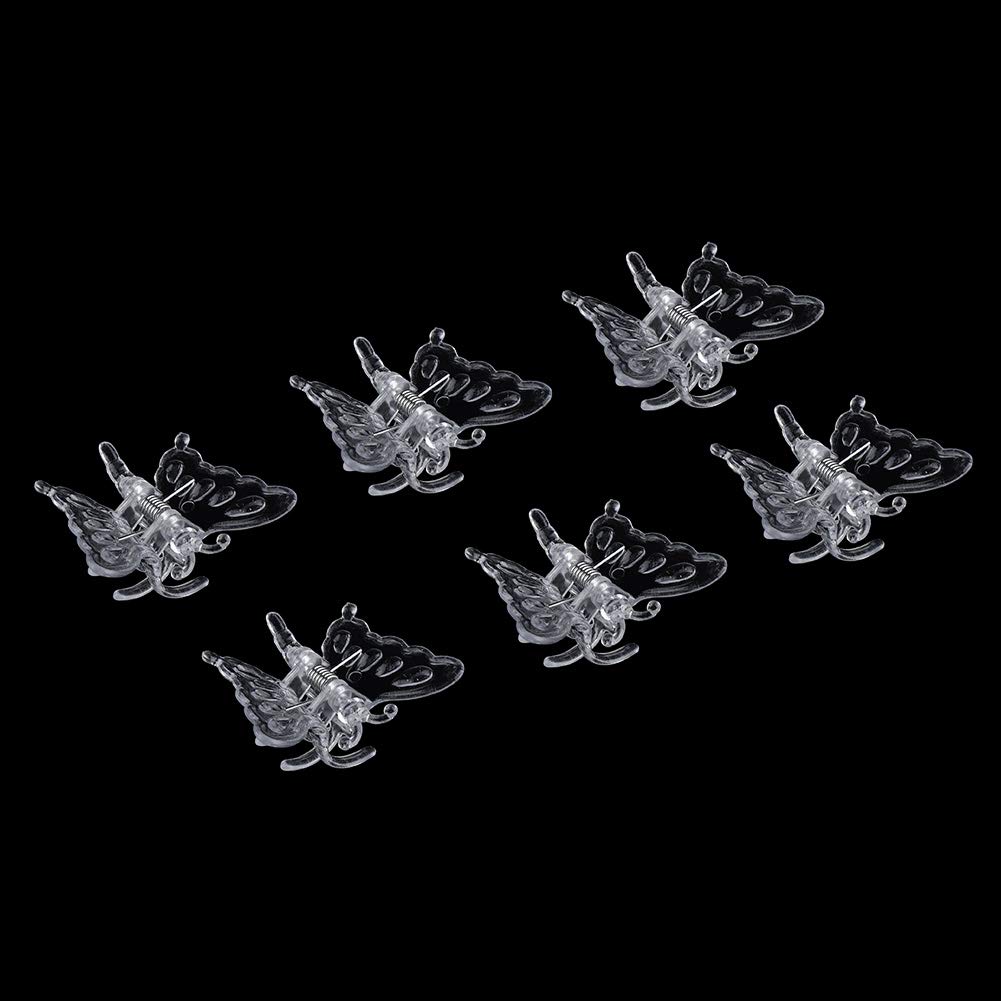100 Pezzi Di Clip Di Supporto Per Piante, Clip Per Piante Rampicanti Clip Per Orchidee Clip Per Picchetti Da Giardino Clip Di Fissaggio Per Piante In Plastica Per Piante Fiori Stile Orchidea 87541189