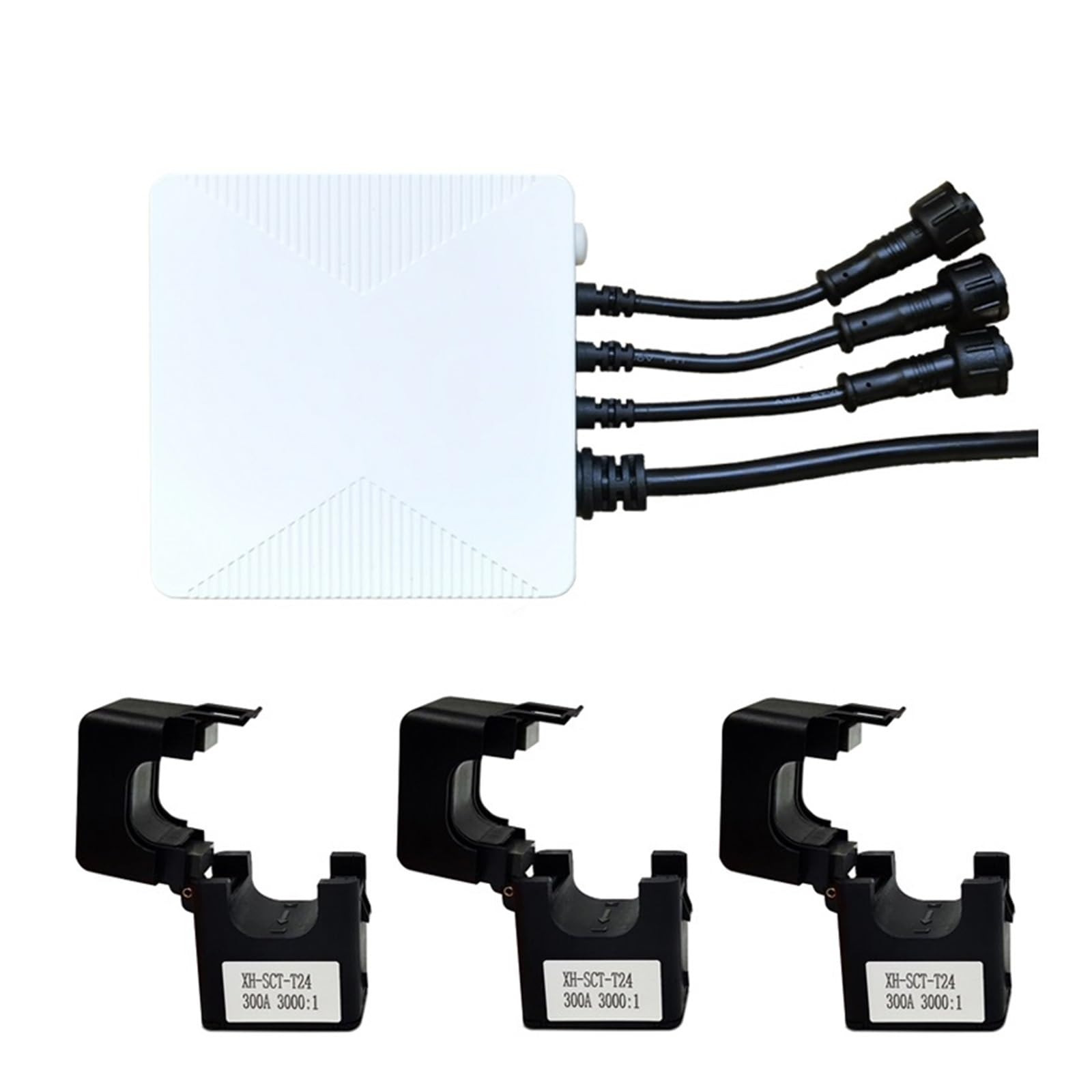 Medidor de energía, Medidor de KWH de energía trifásico Tuya Smart Life 80A 300A pinza de corriente transformador de corriente Monitor de aplicación y registro de consumo de energía(Color:200A CT)