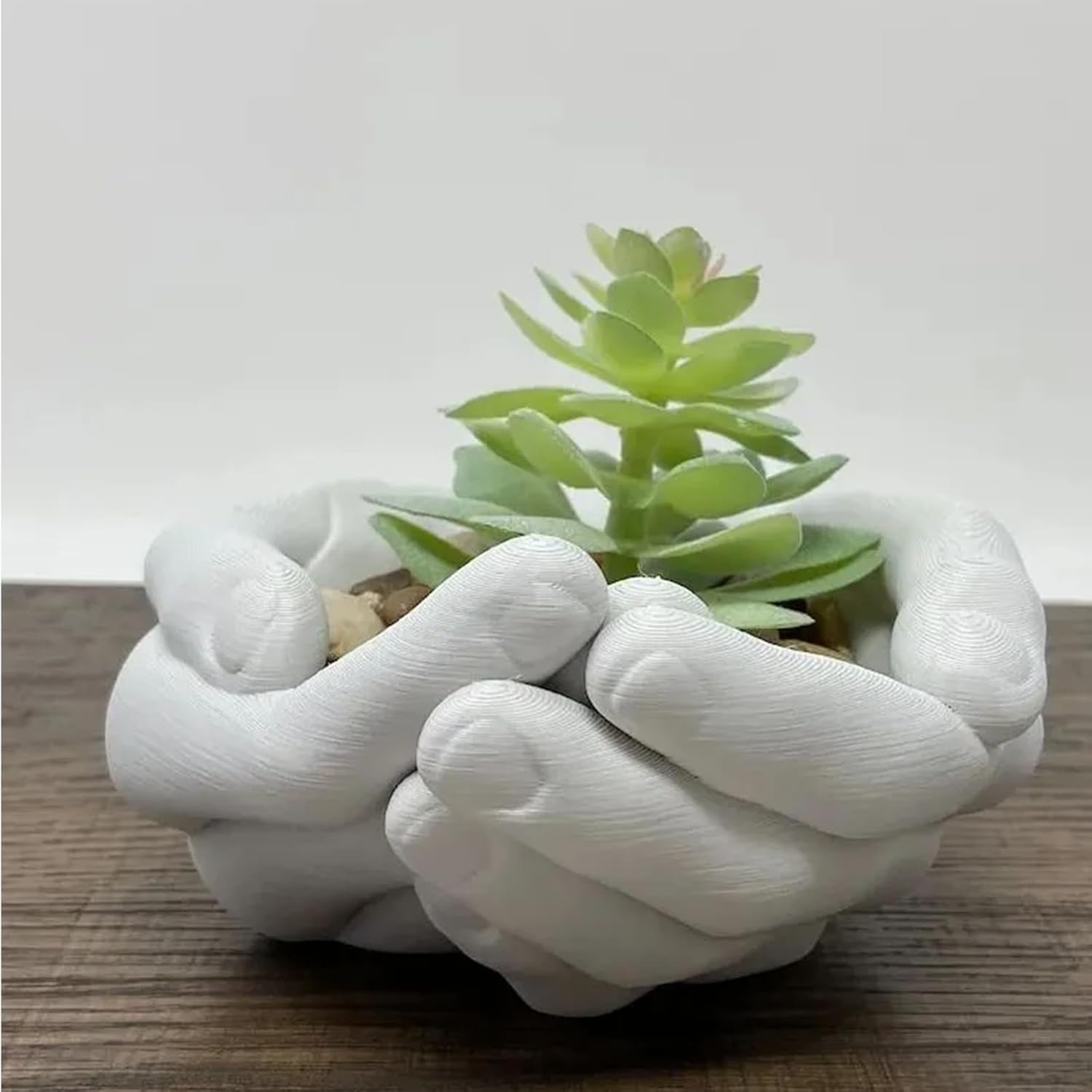 Pot Planter, Ceramic Succulent Planter Pot with Drainage Hole, Decorative Desktop Cactus Container, Indoor Outdoor Garden Decor (G1)