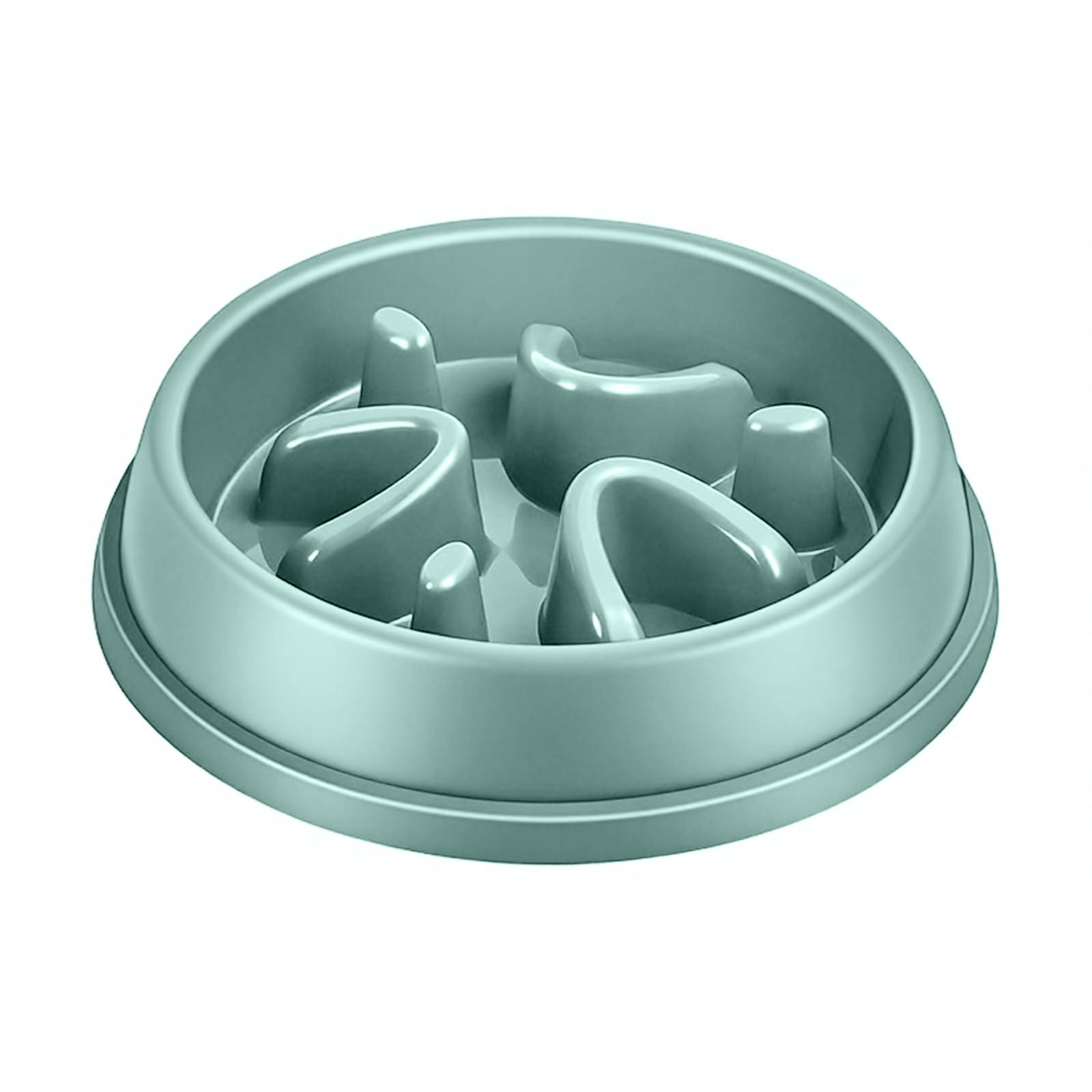 Dog Bowls, Slow Feeder Dog Bowl, Anti-Choking Puzzle Interactive Dog Food Bowl, Food and Water Bowl, Size Large-Green