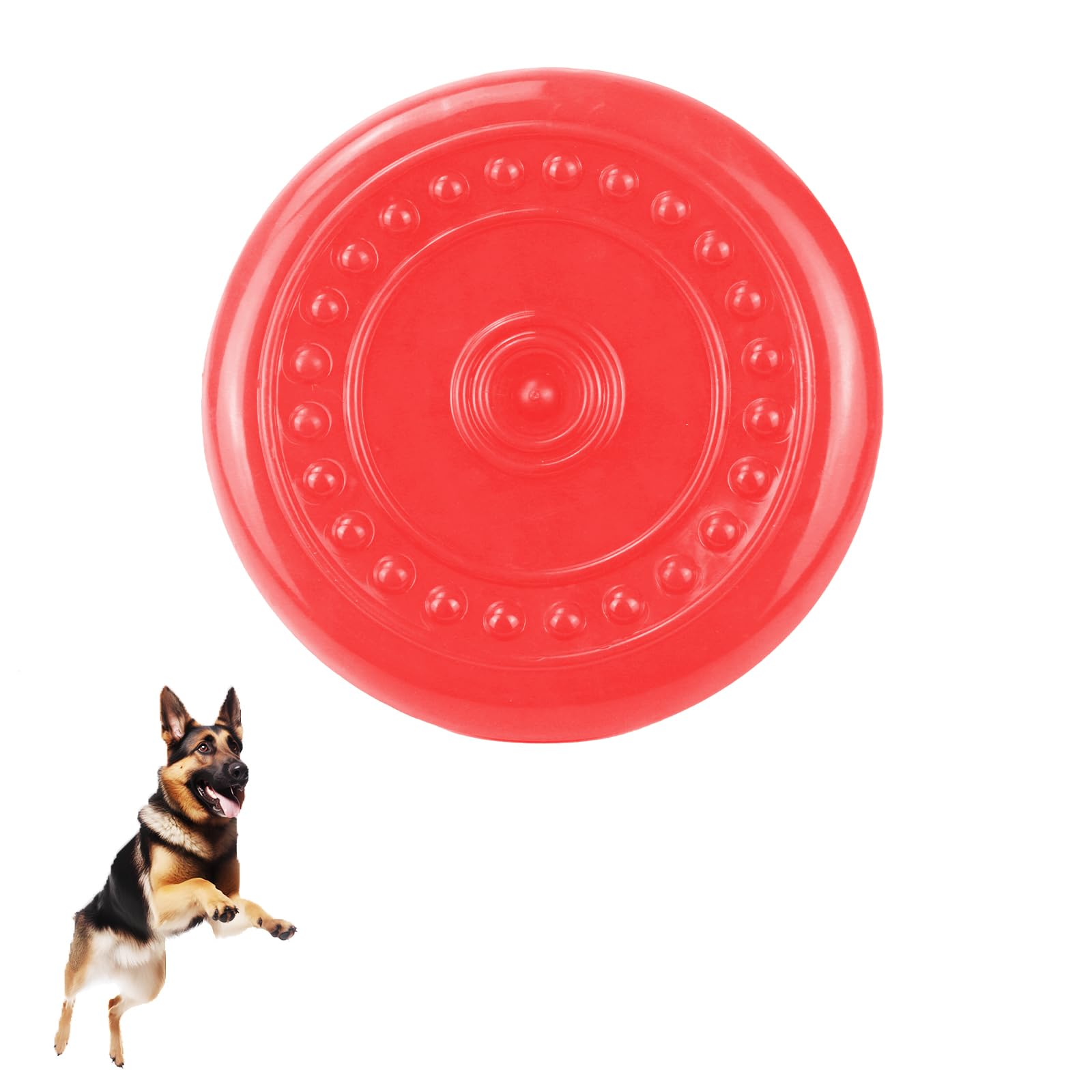 Durable Dog Flying Disc Dog Toys for Aggressive Chewers Big Dogs Toys for Large Dogs And Medium Dogs Outdoor Rubber Dog Toys for Aggressive Chewers Dog Chew Toy Pet Toys for Dogs Soft Pet Flying Discs