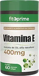 Vitamina E 400mg Softgel 60 Cápsulas Gelatinosas Suplemento Antioxidante para Uso Diário