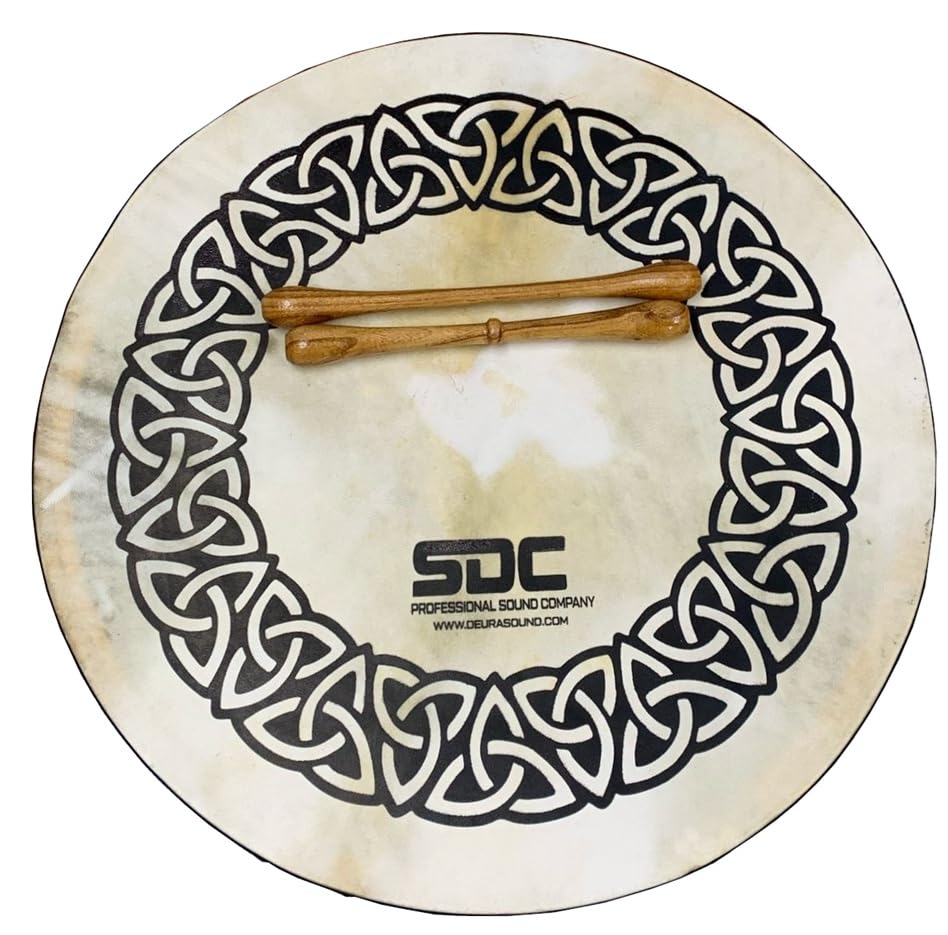 Amazon.com: DEURA ALL NATURAL BODHRAN DRUM Irish Celtic 18 Inch