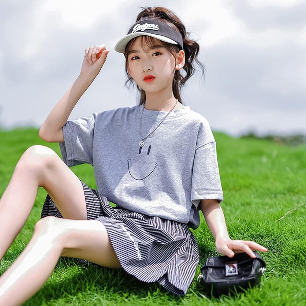 Amazon.co.jp: [OUBINEWER] 女の子 夏服 半袖 tシャツ ショートパンツ