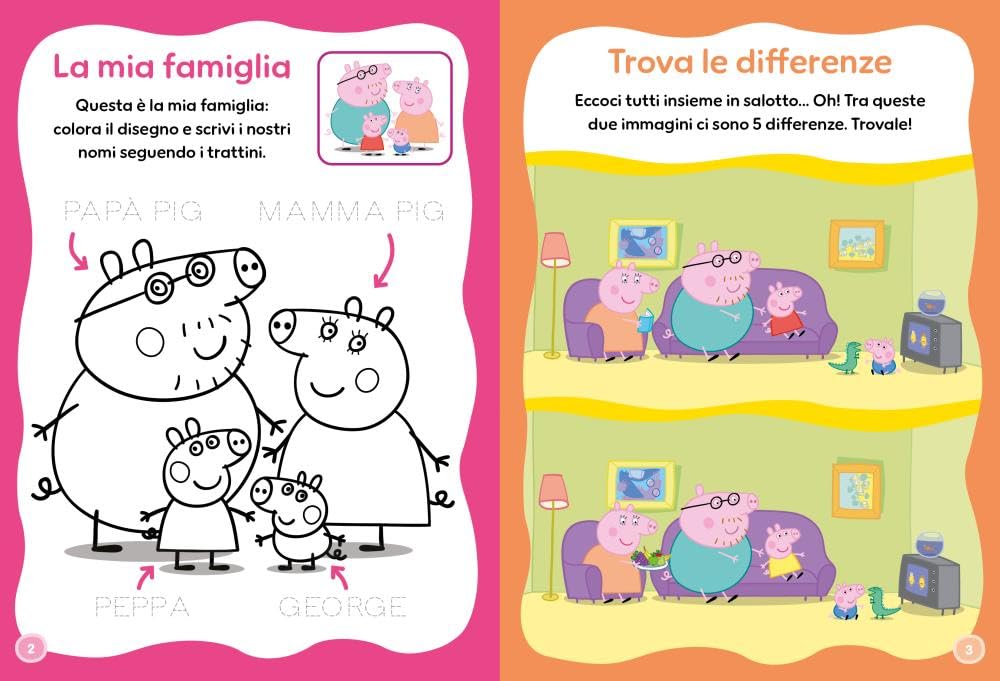 Peppa Pig Attacca-Stacca Con Adesivi Ediz. a Colori