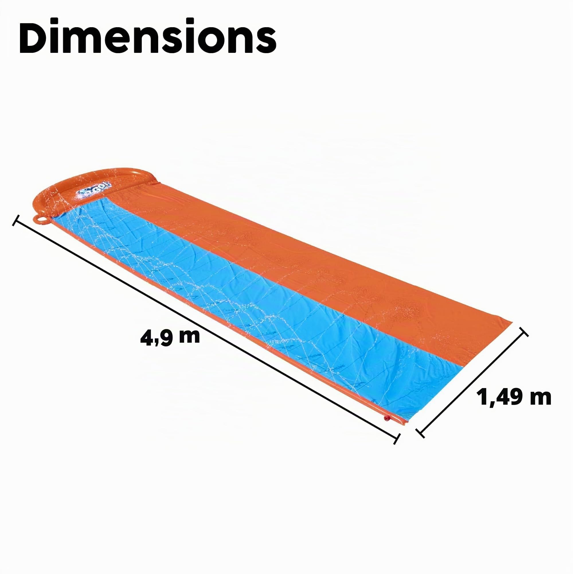 Bestway Waterglijbaan 2 personen 488cm