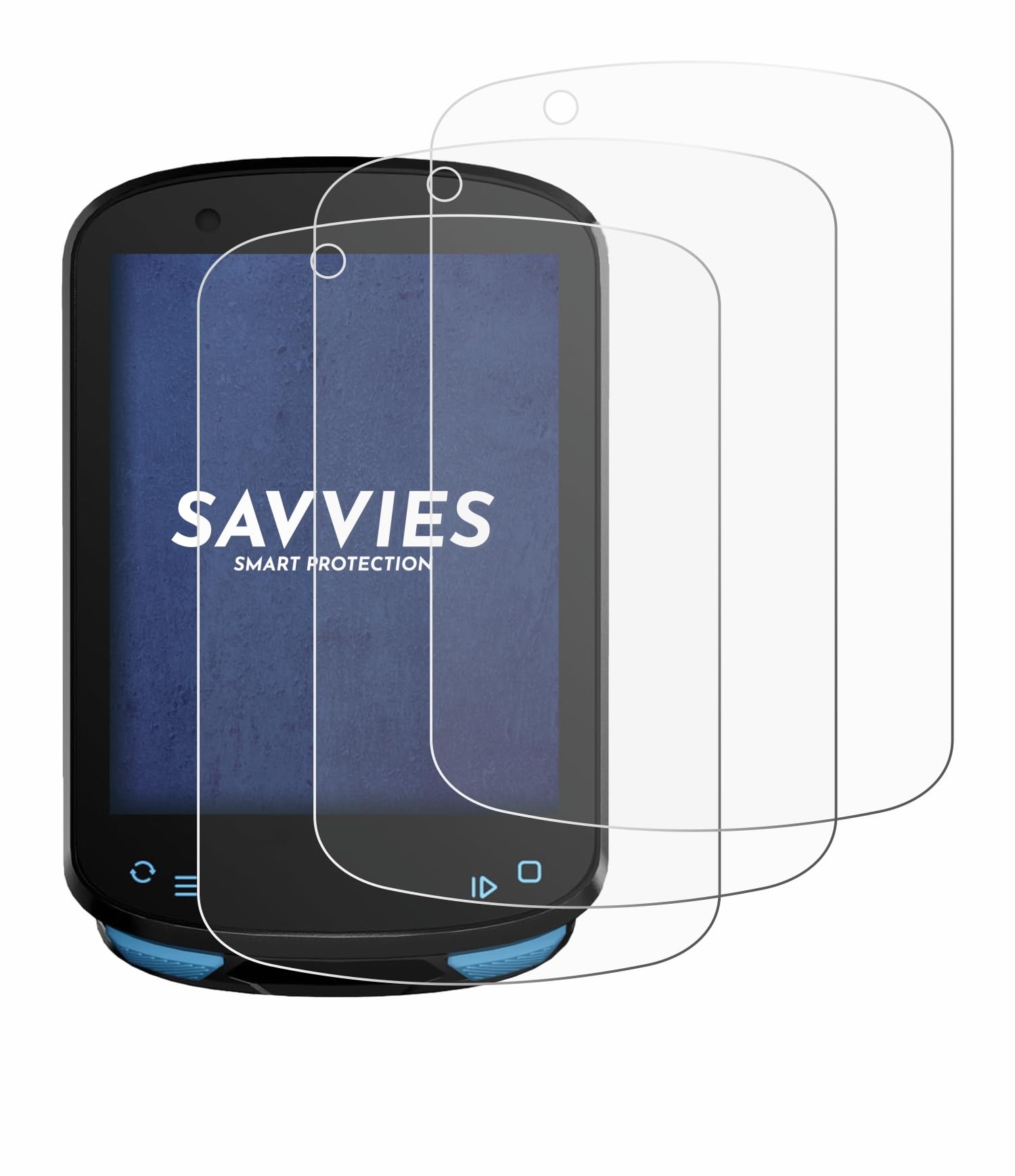 Savvies - 6 Pellicole Protettive Trasparenti Per CooSpo CS600-BK - Antigraffio E Touch Compatibile, Prodotte In Germania
