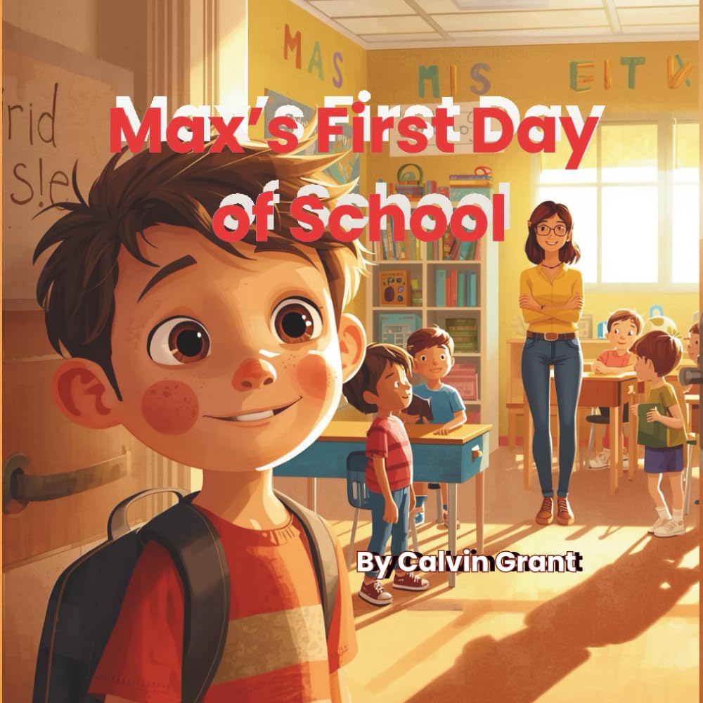 Max’s First Day of School (Max's adventures in Growing up, Friendships, and More!)