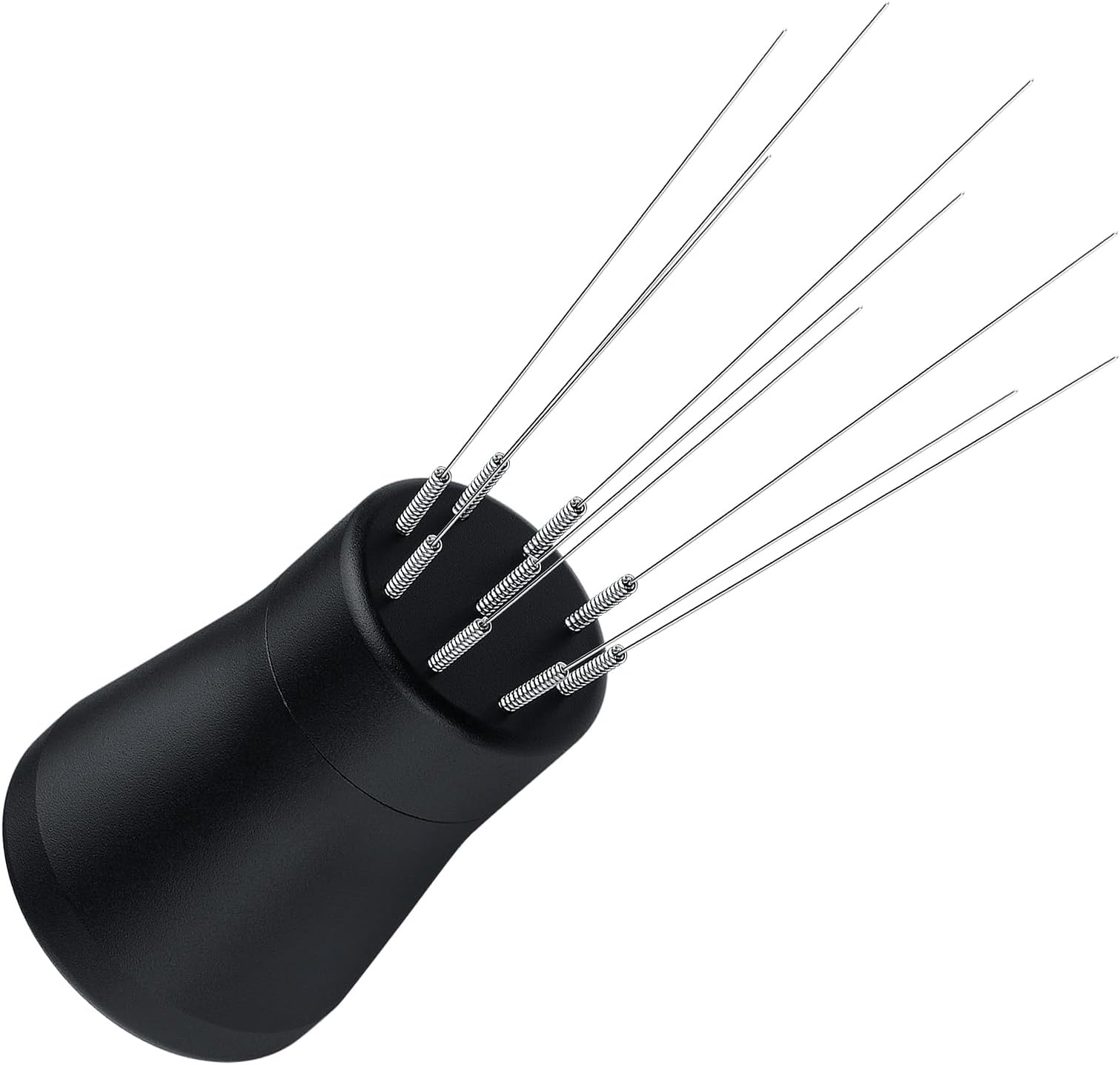 Normcore WDT Distribution Tool V2-9 Prong Espresso Distribution Tool - Needle Espresso Stirrer I 0.3mm Thick Spring Wires - Espresso Coffee Stirrer - Anodized Aluminum Handle