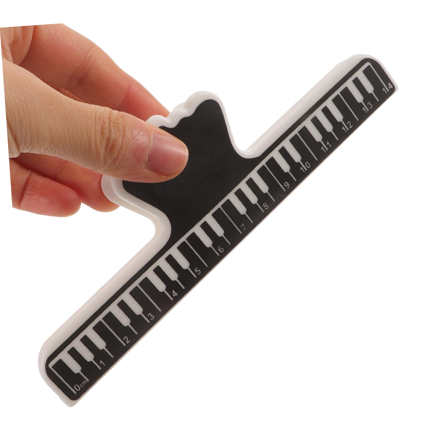 ibasenice 25pezzi Clip Porta Spartiti Musicali Per Pianoforte Design Classico e Leggero Clip Di Sicurezza Per Pagine Musicali Per Musicisti e Pratici Da Trasportare