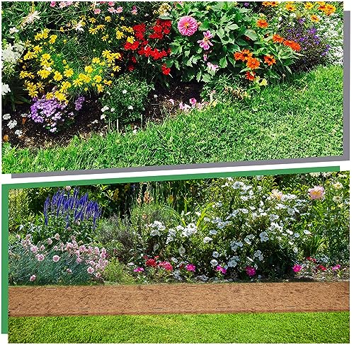 Zaugontw Natural Mulch Roll For Landscaping, 120 Inch X 6.3 Inch Organic Thick Coconut Fiber Mulch Mat With 20U-Shaped Steel Stakes, Garden Mulch Border Roll For Plants thumb #5