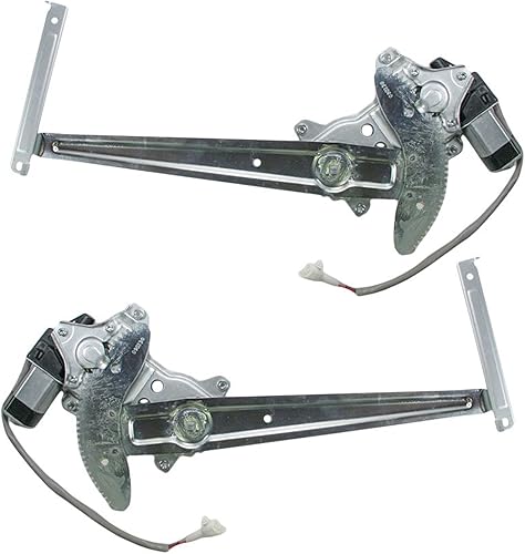 Miniatura 197 de TRQ Juego de regulador de ventana eléctrica delantera y motor compatible con Ford Ranger 1993-2011 1994-2009 Mazda B2300 1998-2001 B2500 1994-2007