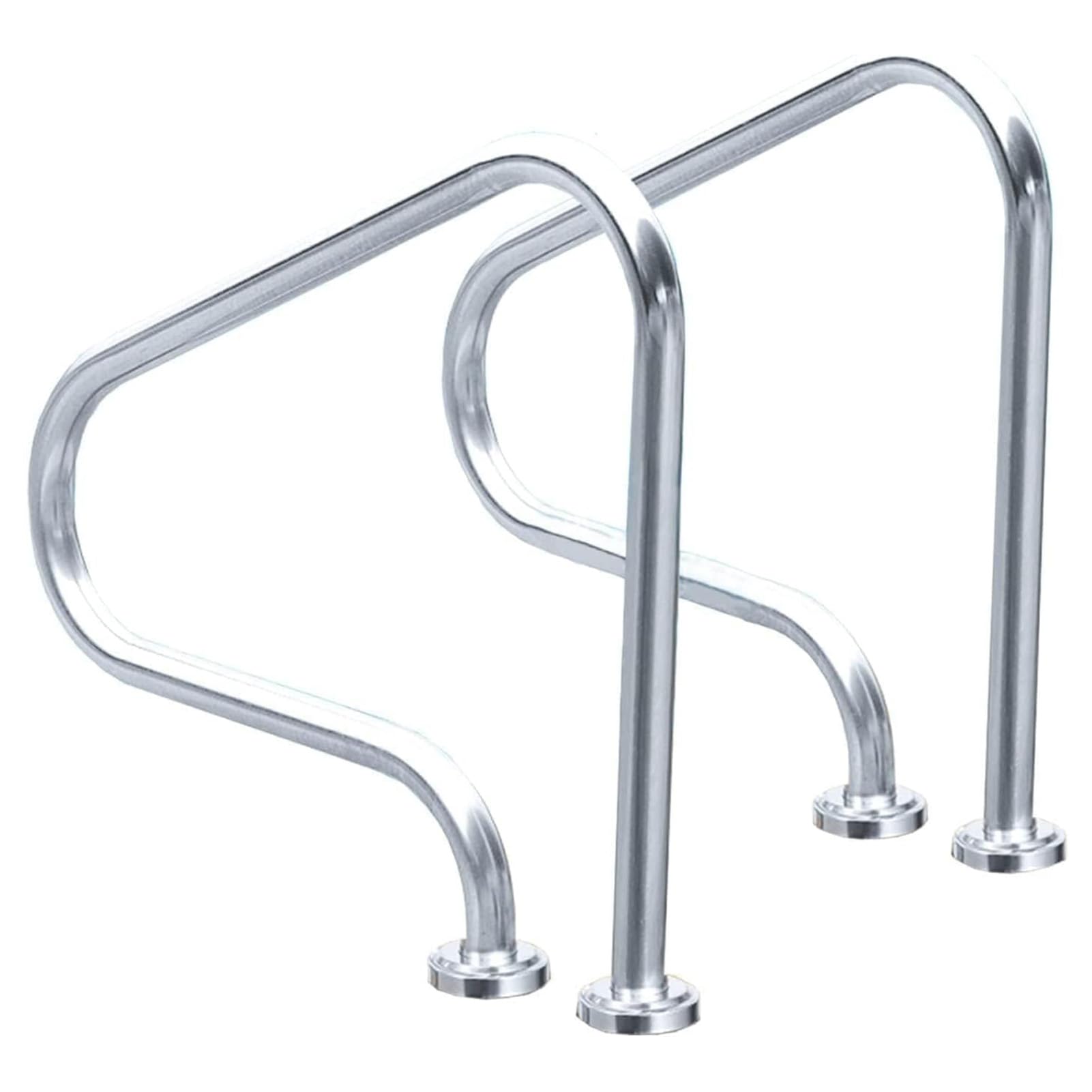 Swimming Pool Handrail, Stainless Steel Pool Handrail, Step Handrail, Perfect Grip Swimming Pool Stair Railing, Easy to Install Swimming Pool Railings (1pcs)