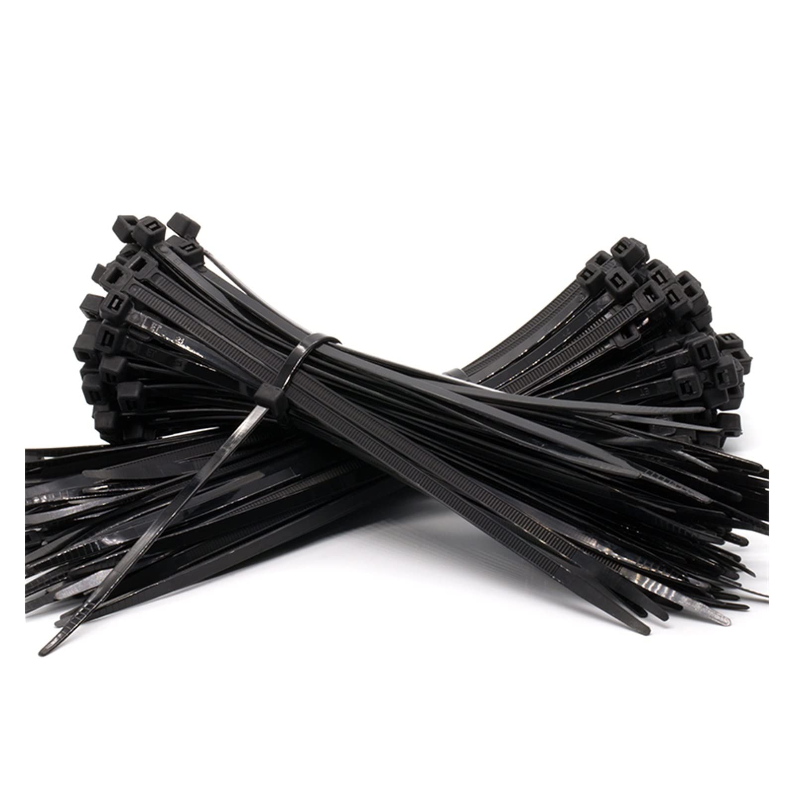 SePkus Fascette per Cavi in Nylon Nero 5 * 200mm-8 * 500mm Fascette per Cavi con Cerniera autobloccante in plastica (Colore : 5x400mm(10pcs)) (8x300mm(10pcs))
