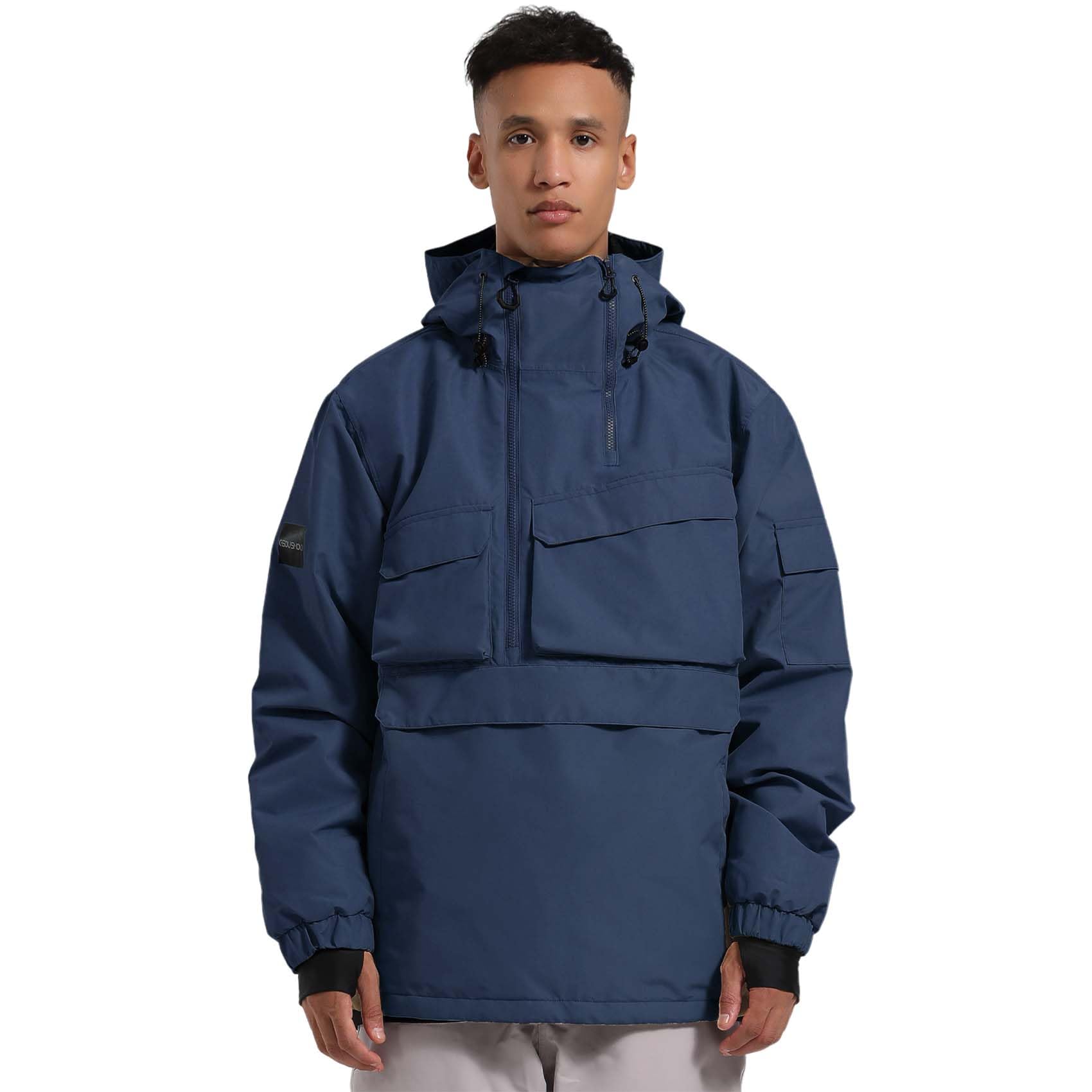 GSOU SNOWMen Ski Jacket Snowboard Coat Snow Pullover Hooded Winter Outdoor Sports Waterproof Windproof