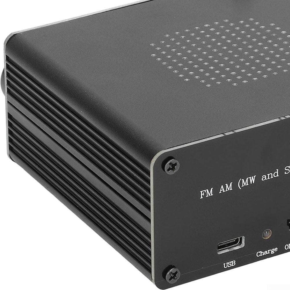 ATS-100 SI4732/SI4735 Ricevitore radio a banda completa, ATS-100 SI4732/SI4735 Ricevitore radio a banda piena FM LW, lega di alluminio,2 4 pollici touch screen
