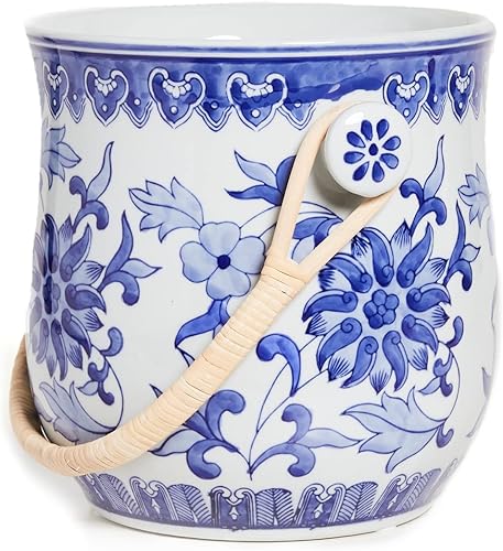 Two's Company Inc Canton Collection - Cubo para vino, color blanco, talla única