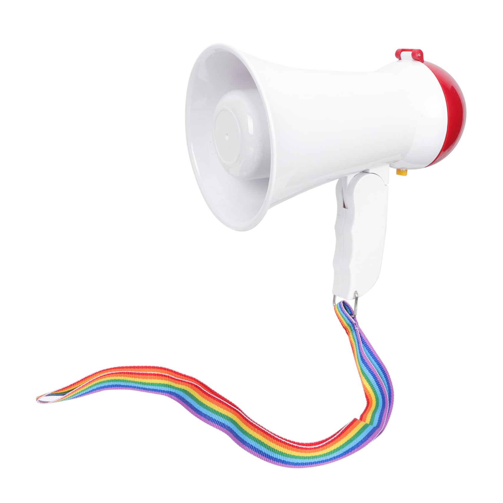 GOOHOCHY Lightweight Abs Plastic Megaphone Rechargeable Megaphone Cheer Pin Voice Amplifier for Outdoor Activities