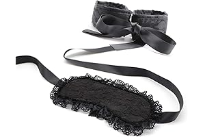 Lace Eye Cover Blindfold and Handcuffs Set