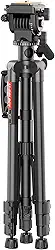 Tripé/Monopé Ulanzi 2 em 1 Preto, Leve e Portátil, Altura Ajustável, Construção em Liga de Alumínio, Compatível com Câmeras DSLR e Filmadoras