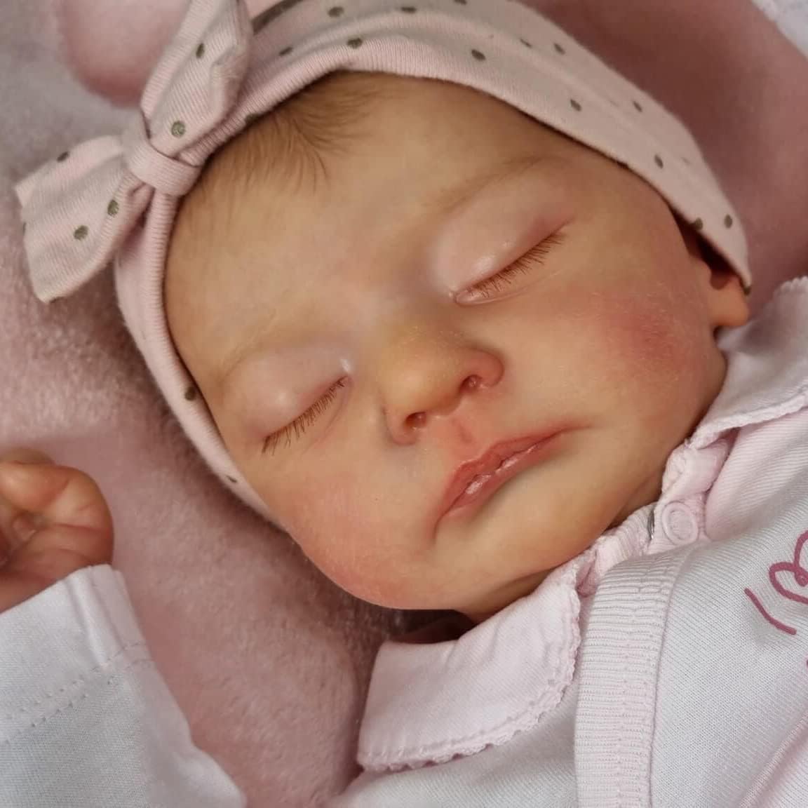 MAIHAO 49cm Bambole Reborn Femmina Bambolotti di Silicone Originali Bambola realistica Neonato bambile Toddler Occhi Chiudi Maschio Reborn Baby Dolls