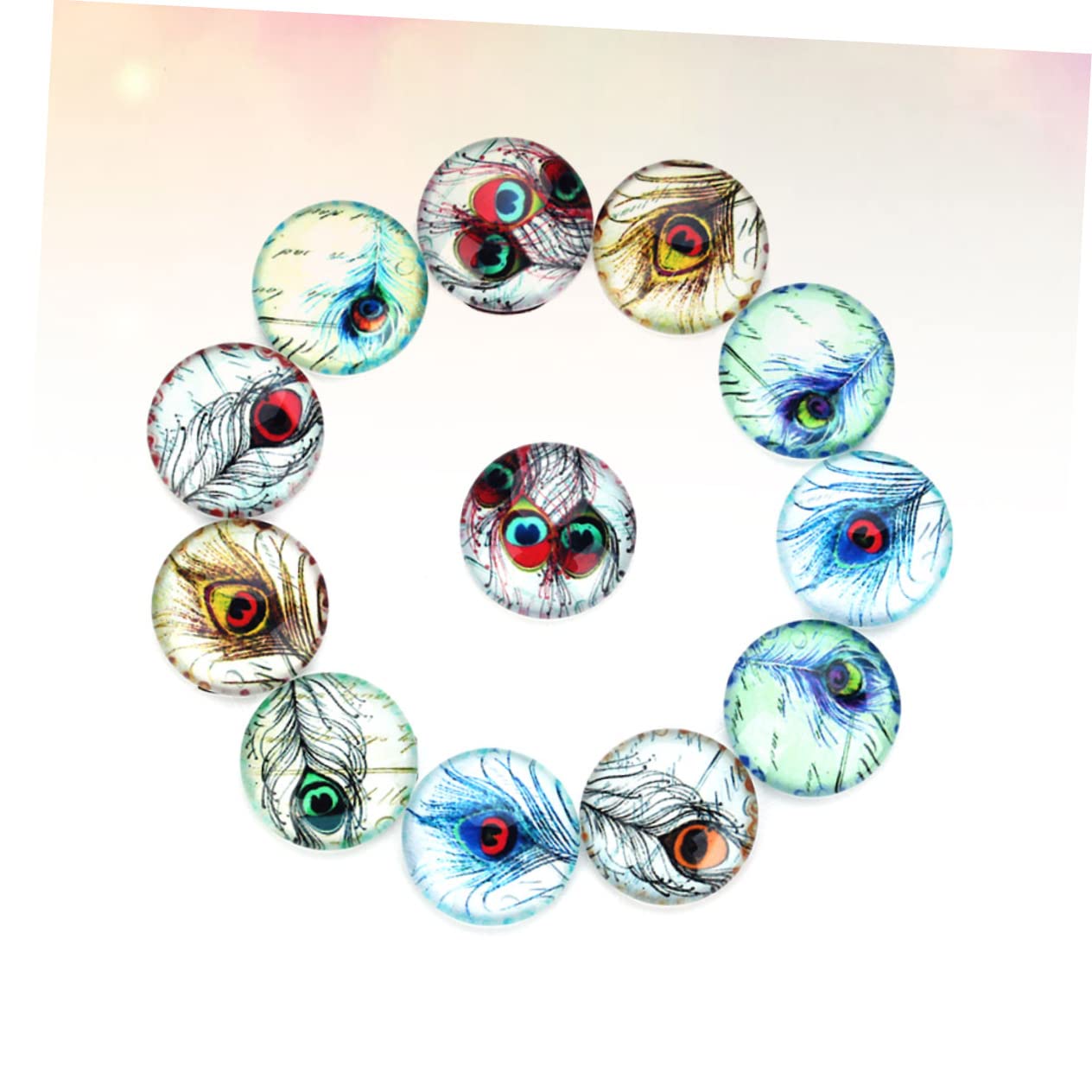 SEWACC 3piezas Parches Flores Accesorios Para Joyería Para Diseño De Aretes y Manualidades Patrón y Atractivo Para Decoraciones Variadas