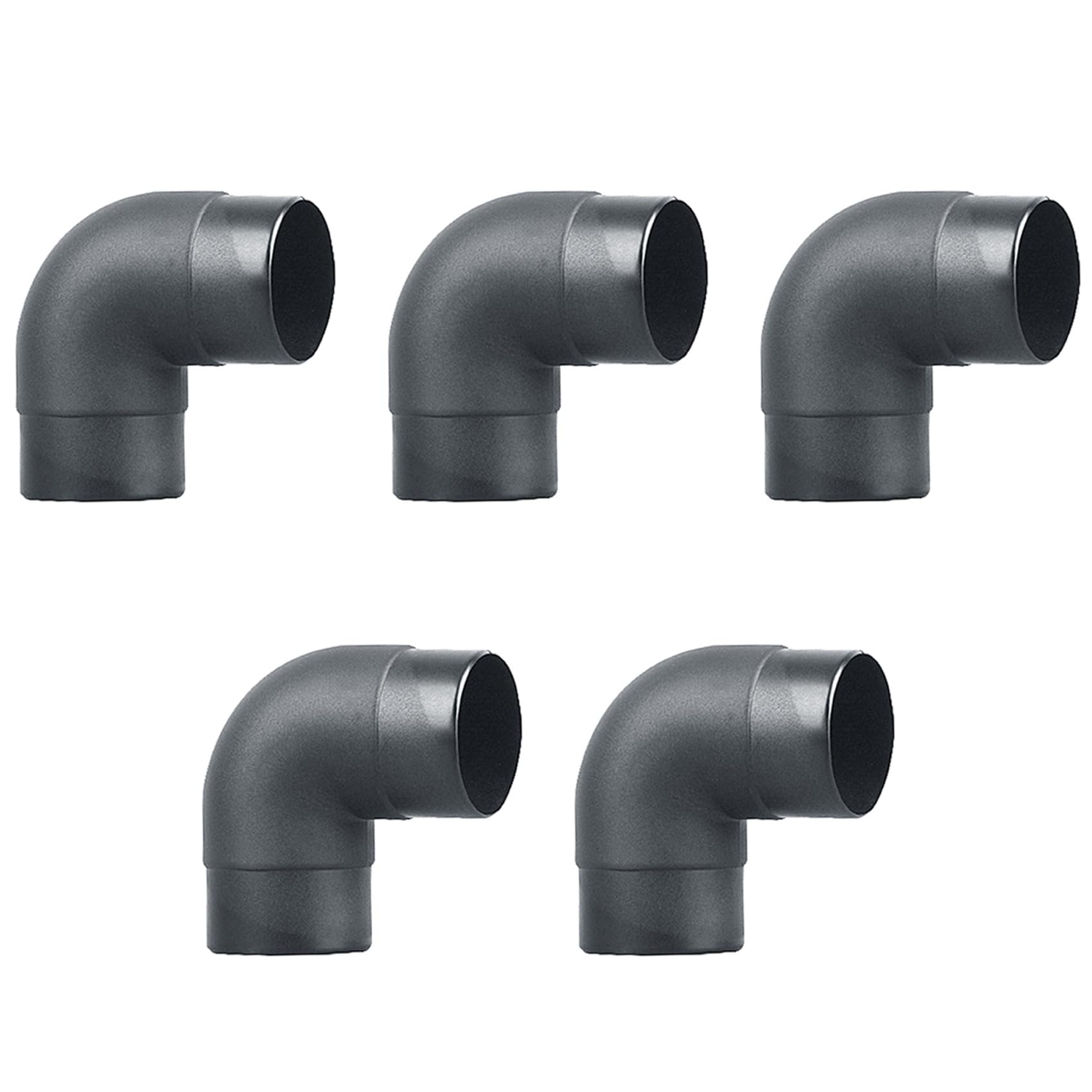 Onchdbfhuu 5X 60mm Car Air Heater Ducting Pipe Air Vent Outlet L Shape Elbow Bend Pipe Exhaust Connector for Eberspaecher