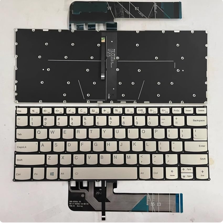 Clavier américain US Lenovo IdeaPad Flex-14API 14IML Yoga C740-14IML QWERTY