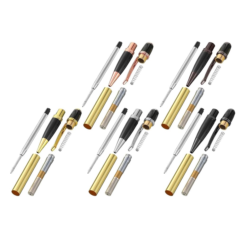 Woodturning Pen Kit Twist Ballpoint Pen Kit DIY Classroom Accessory Student Gift