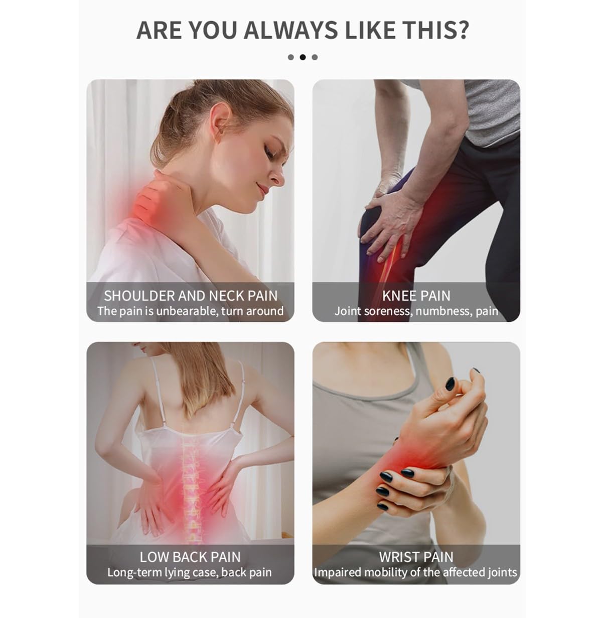 Macchina portatile per terapia ad ultrasuoni (1 Mhz e 3 Mhz) per alleviare il dolore al collo, spalla, ginocchio, schiena, corpo, articolazione, mini strumento di fisioterapia ad ultrasuoni