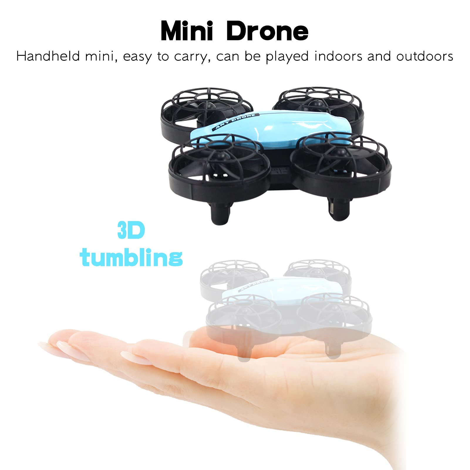 Karlak Mini RC drone RC Quadrocopter z funkcją Headless Mode One Button Takeoff Landing One Click Return 360° Roll