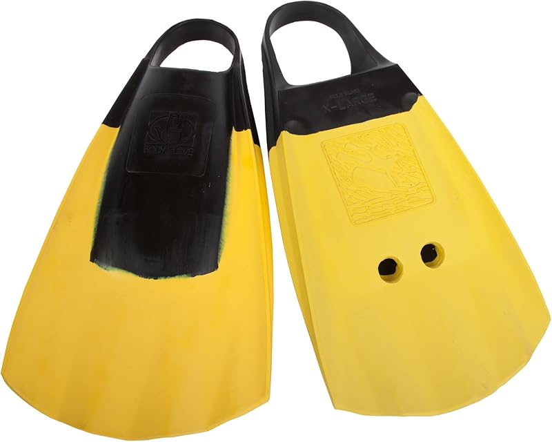 Body Glove Aletas de natación flotantes para adultos, aletas de caucho natural para bodyboard, aletas para natación, snorkel, buceo, surf, bodyboard