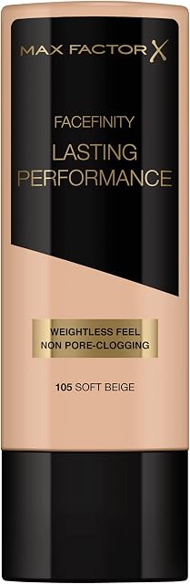Max Factor Facefinity Lasting Performance Podkład Kryjący 105, Soft Beige