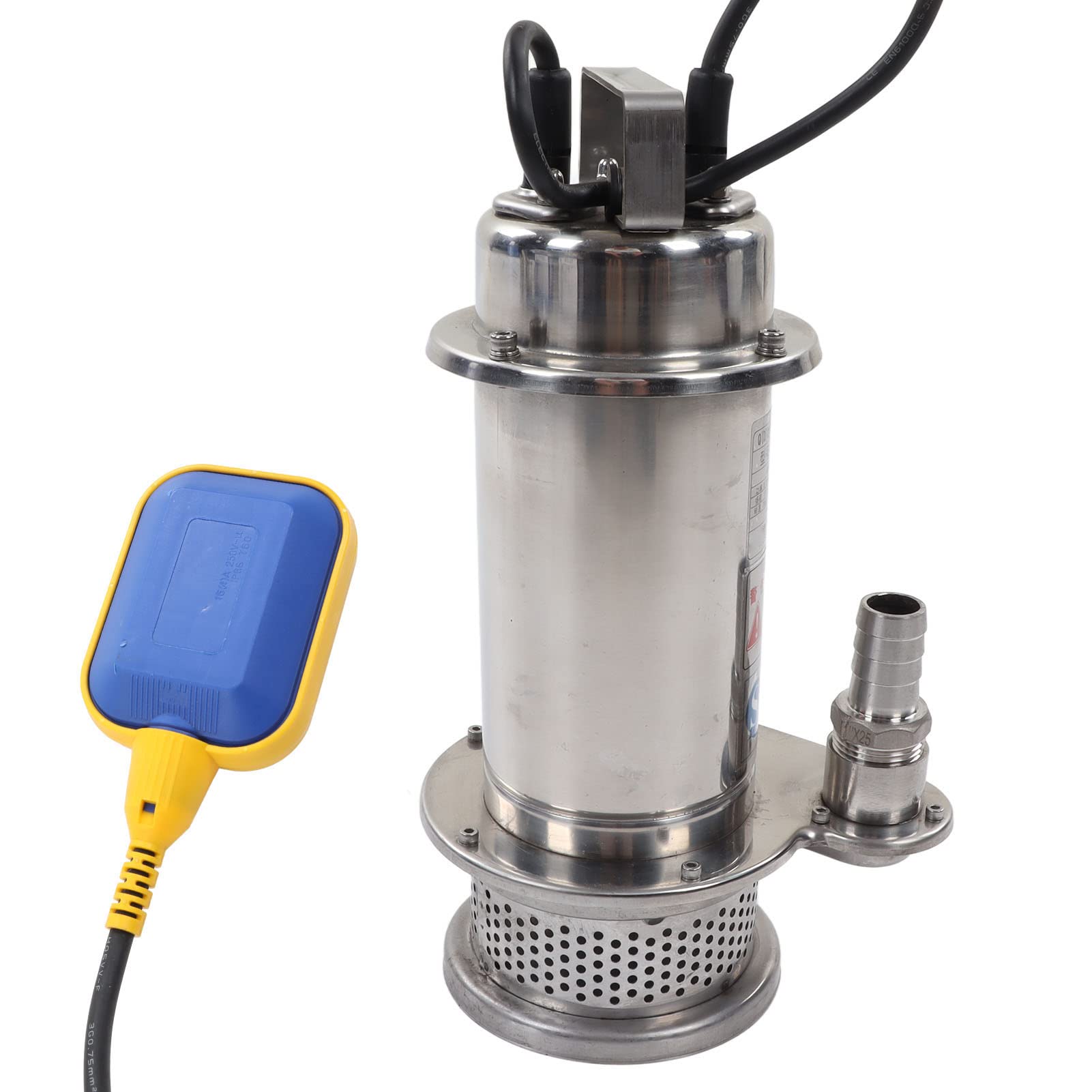 Bomba sumergible Bomba de agua eléctrica de acero inoxidable 304 con protección de seguridad para aplicaciones amplias
