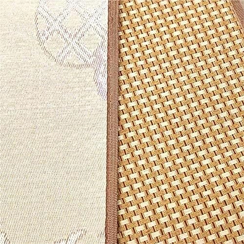Tappetino refrigerante portatile 1 x 1 m, pieghevole, antiscivolo, in rattan di bambù, essenziale per l'estate, per rilassarsi e stare all'aperto, ideale per animali domestici e persone