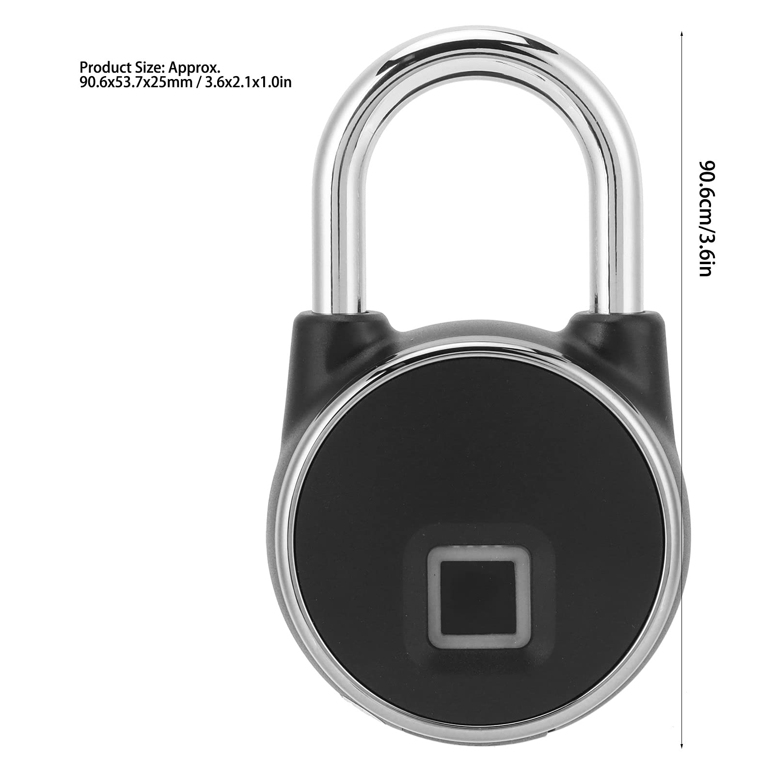 Alvinlite Lucchetto per Impronte digitali Lucchetto per Impronte digitali Intelligente per Borsa da Scuola Sportiva da Palestra Zaino Valigia da Viaggio
