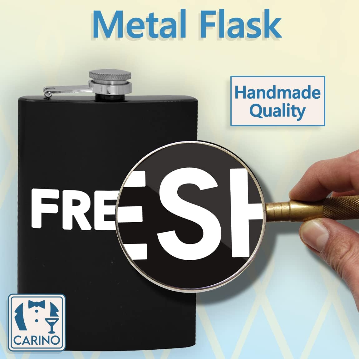 FC Carino St Louis Cardinals - 8oz Black Hip Alcohol Drinking Flask FCA #FCAG338852 : Home & Kitchen
