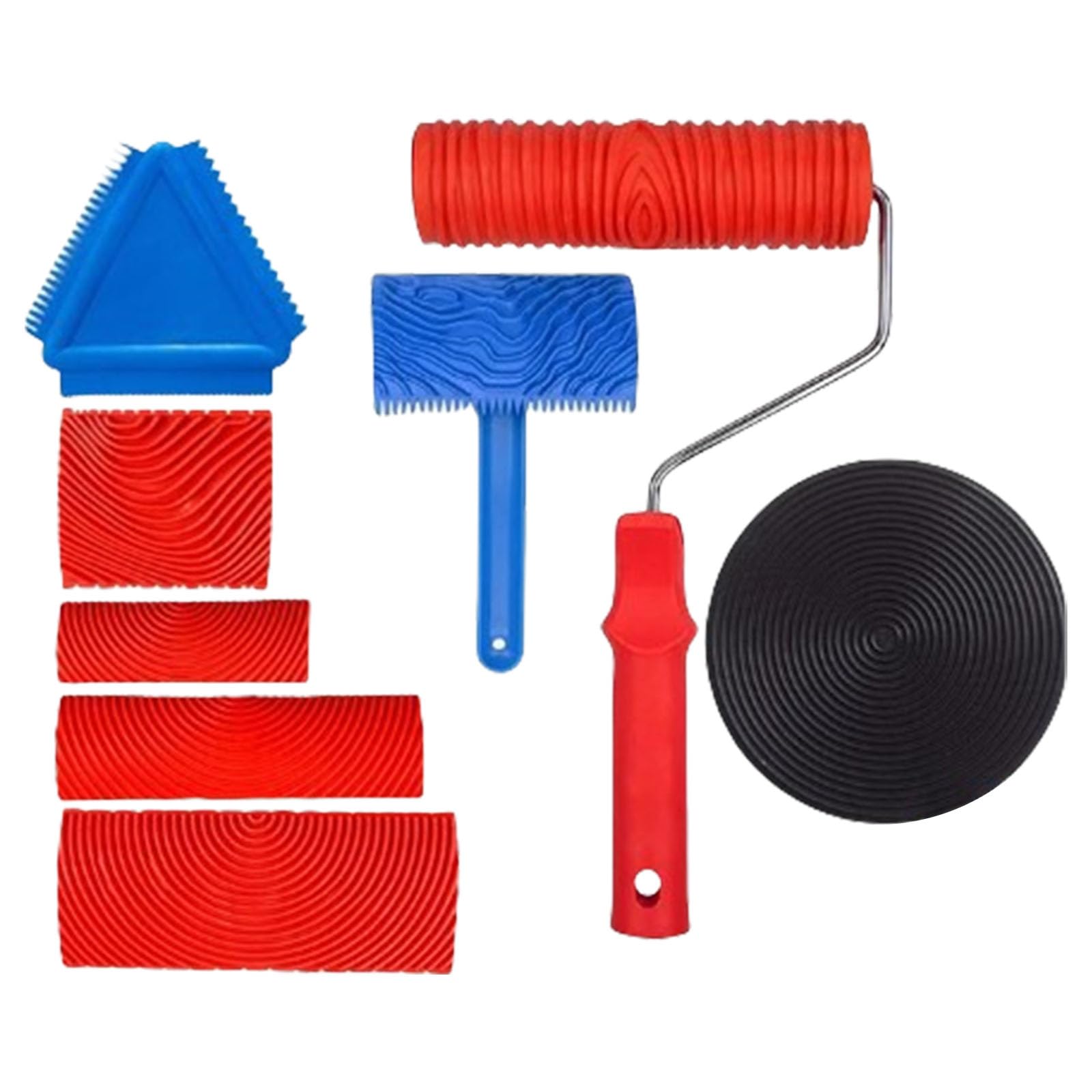 Set di 8 rulli multiuso con robusti rulli per applicazioni su pareti interne, uso quotidiano, pittura a parete e soffitto