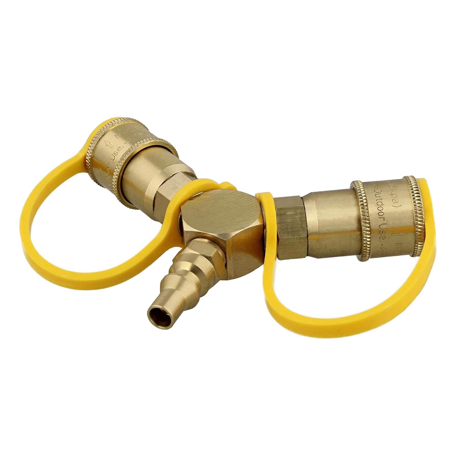 Adaptateur réservoir propane Y Sharplace 1/4 pouce connecteur bouteille gaz 2 voies