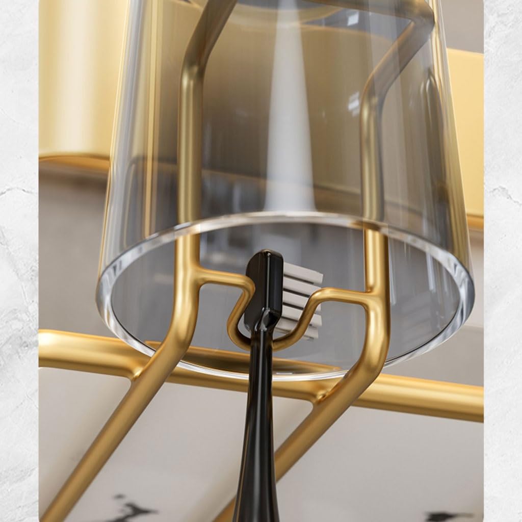 Estante para Cepillos de Dientes Portaspazzolino Elettrico a Parete Portaspazzolino da Parete Portaspazzolino Portaspazzolino da Parete Arredamento Bagno(L26cm)