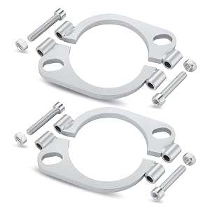 EVIL ENERGY Split Flange Repair Kit Exhaust Flat Oval Flange Connection Carbon Steel Exhaust Flange Replacement 2 3