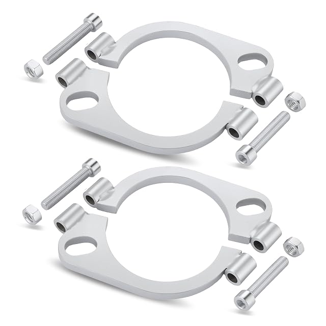 EVIL ENERGY Split Flange Repair Kit Exhaust Flat Oval Flange Connection Carbon Steel Exhaust Flange Replacement 2 3