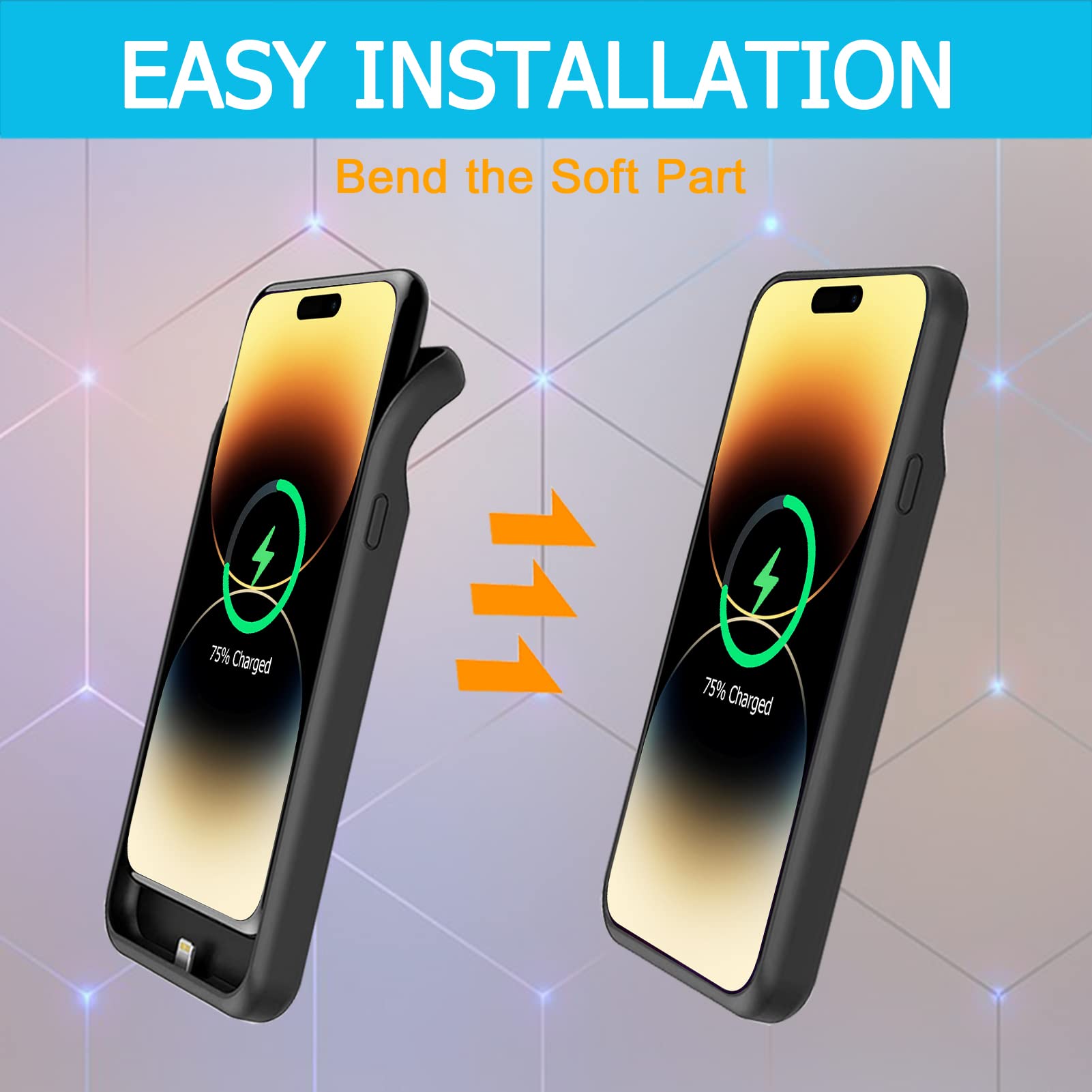 Amazon.com: Battery Case for iPhone 14 Pro Max, Upgraded 10800mAh
