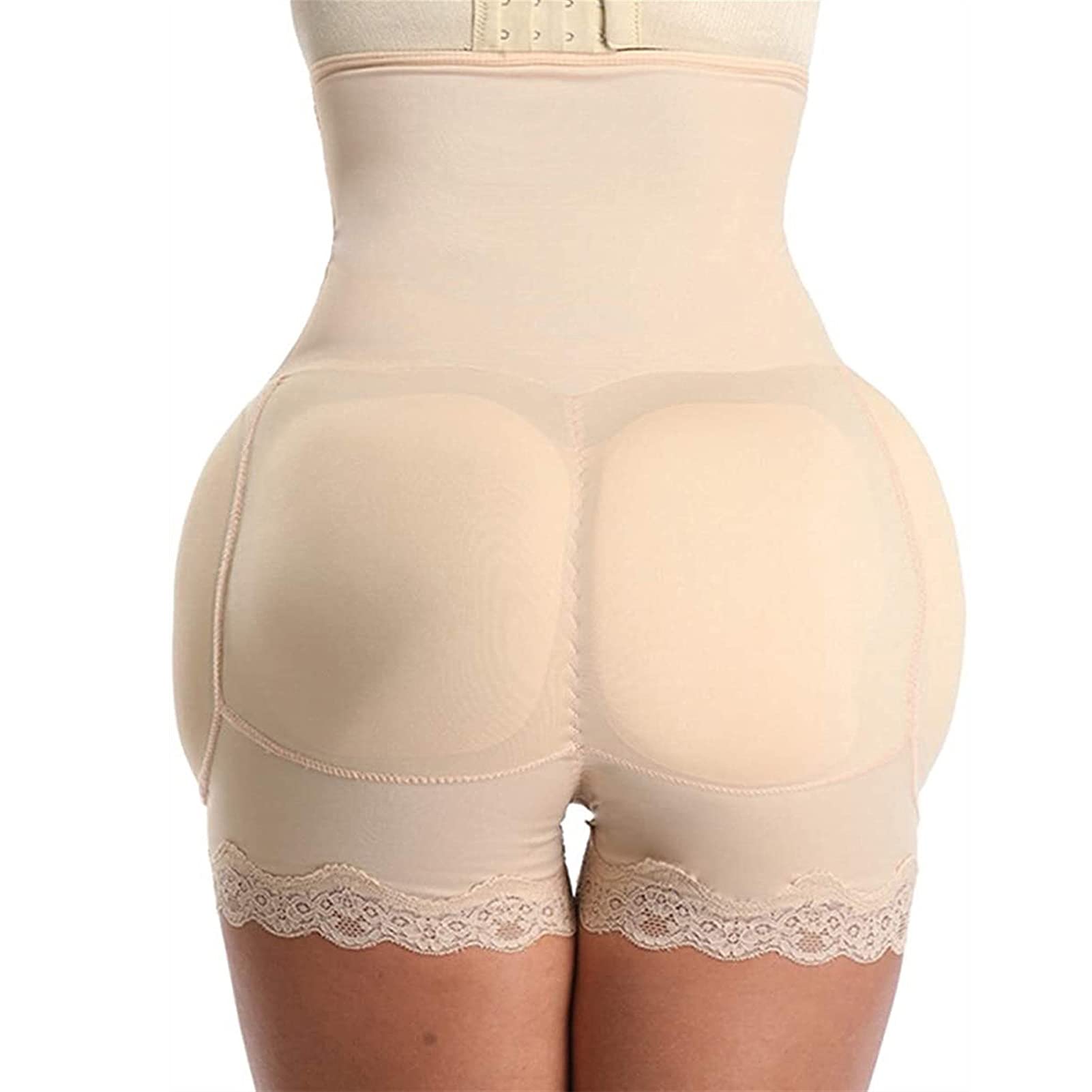 LYGBAOFUL Damskie majtki z wysokim stanem Butt Lifter Wyściełane majtki Trenażer talii Spodenki wyszczuplają brzuch Hip Enhancer Wyszczuplają ciało